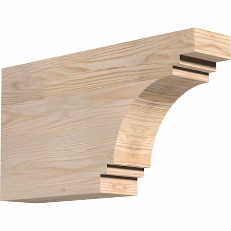 Ekena Millwork Pescadero Smooth Rafter Tail, Douglas Fir, 3 1/2"W x 10"H x 18"L RFT04X10X18PEC00SDF